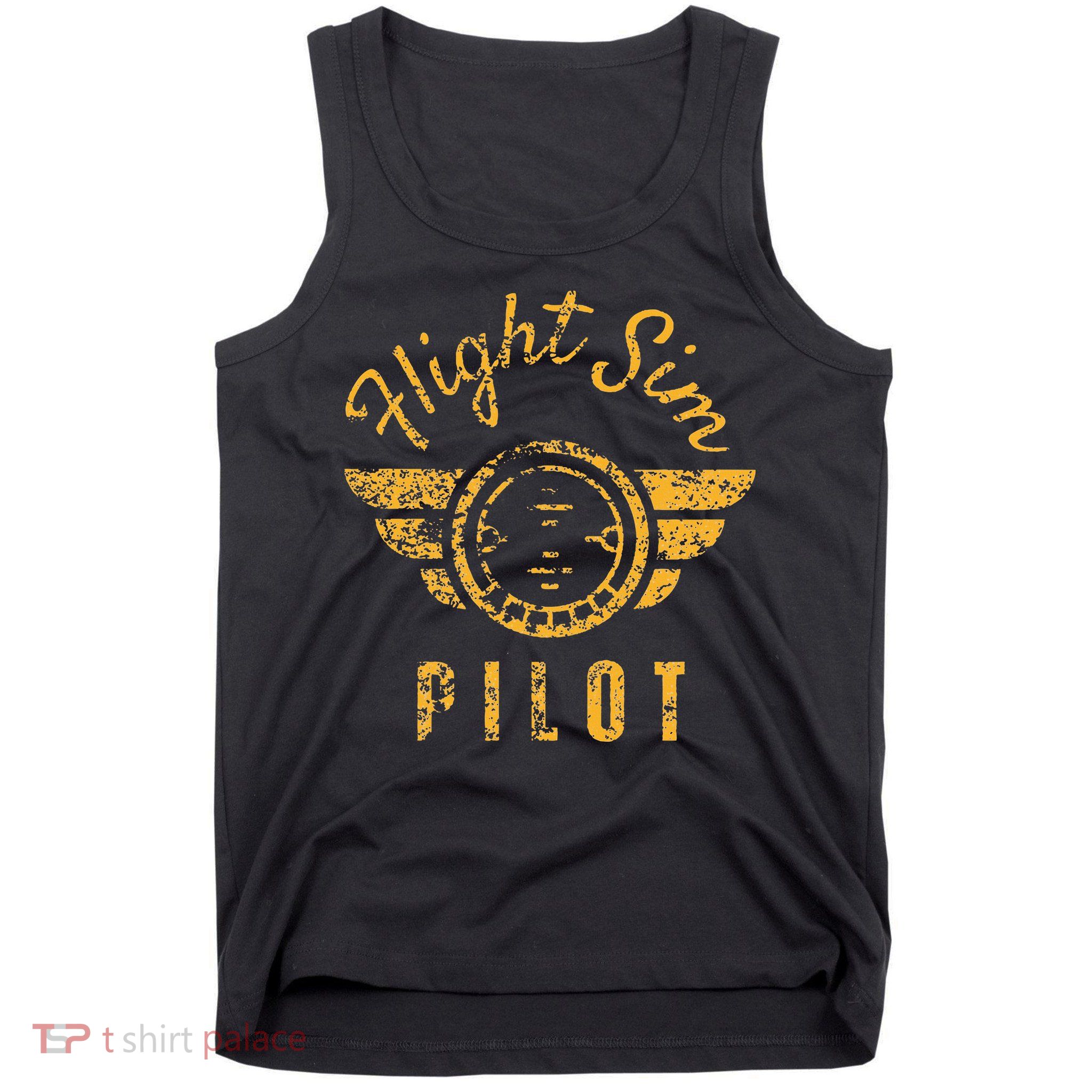 Flight Simulator Pilot Tank Top