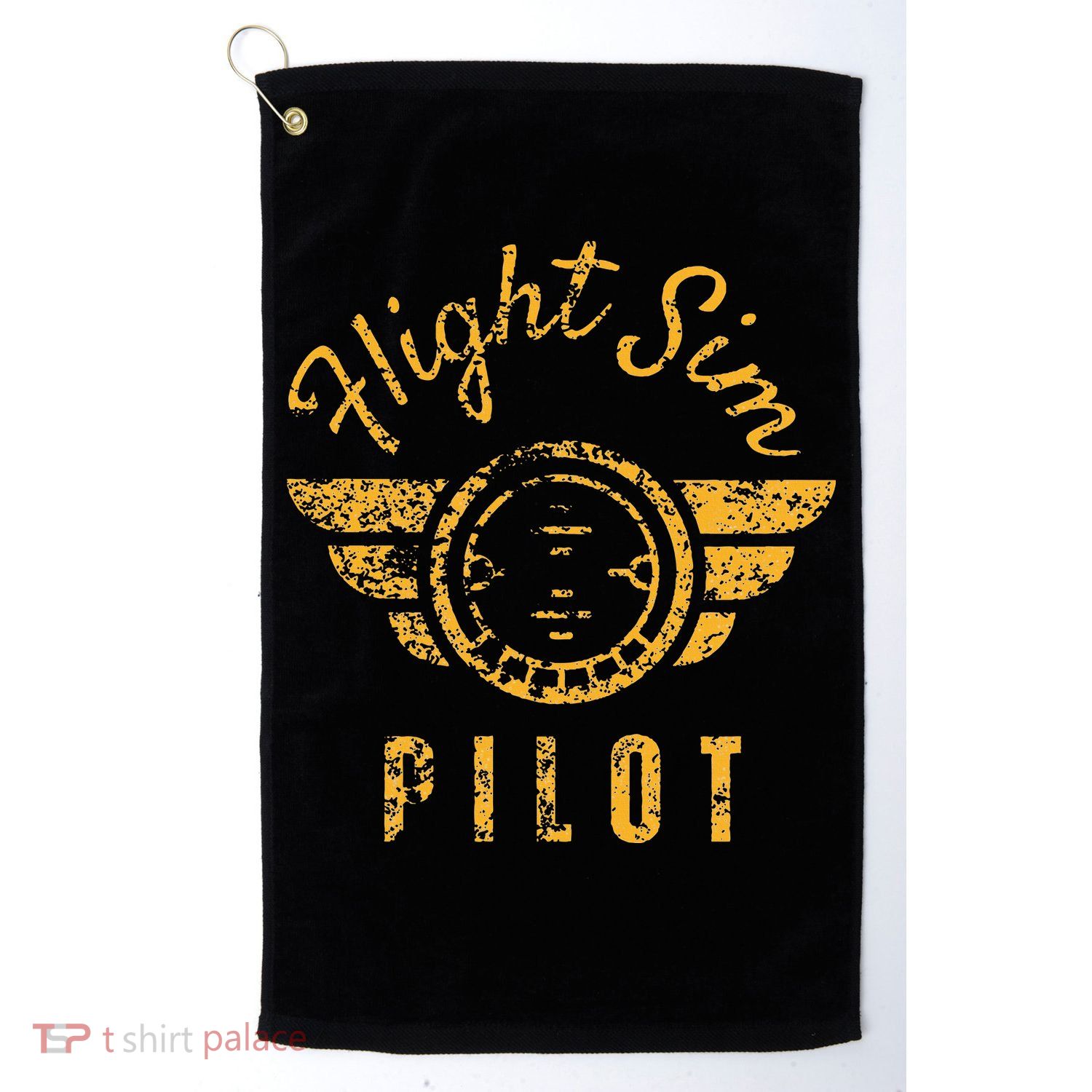 Flight Simulator Pilot Golf Towel