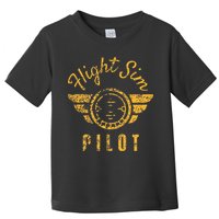 Flight Simulator Pilot Toddler T-Shirt