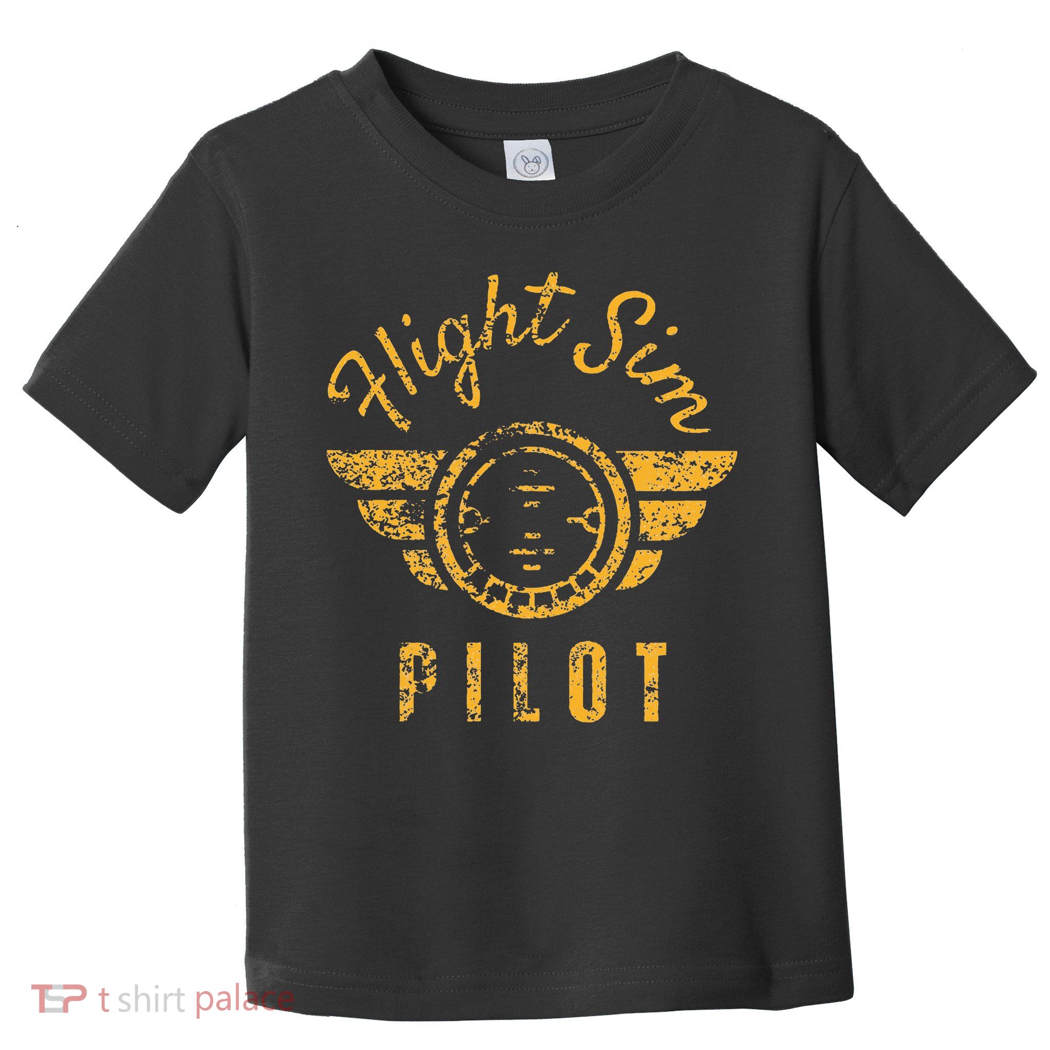 Flight Simulator Pilot Toddler T-Shirt