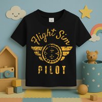 Flight Simulator Pilot Toddler T-Shirt