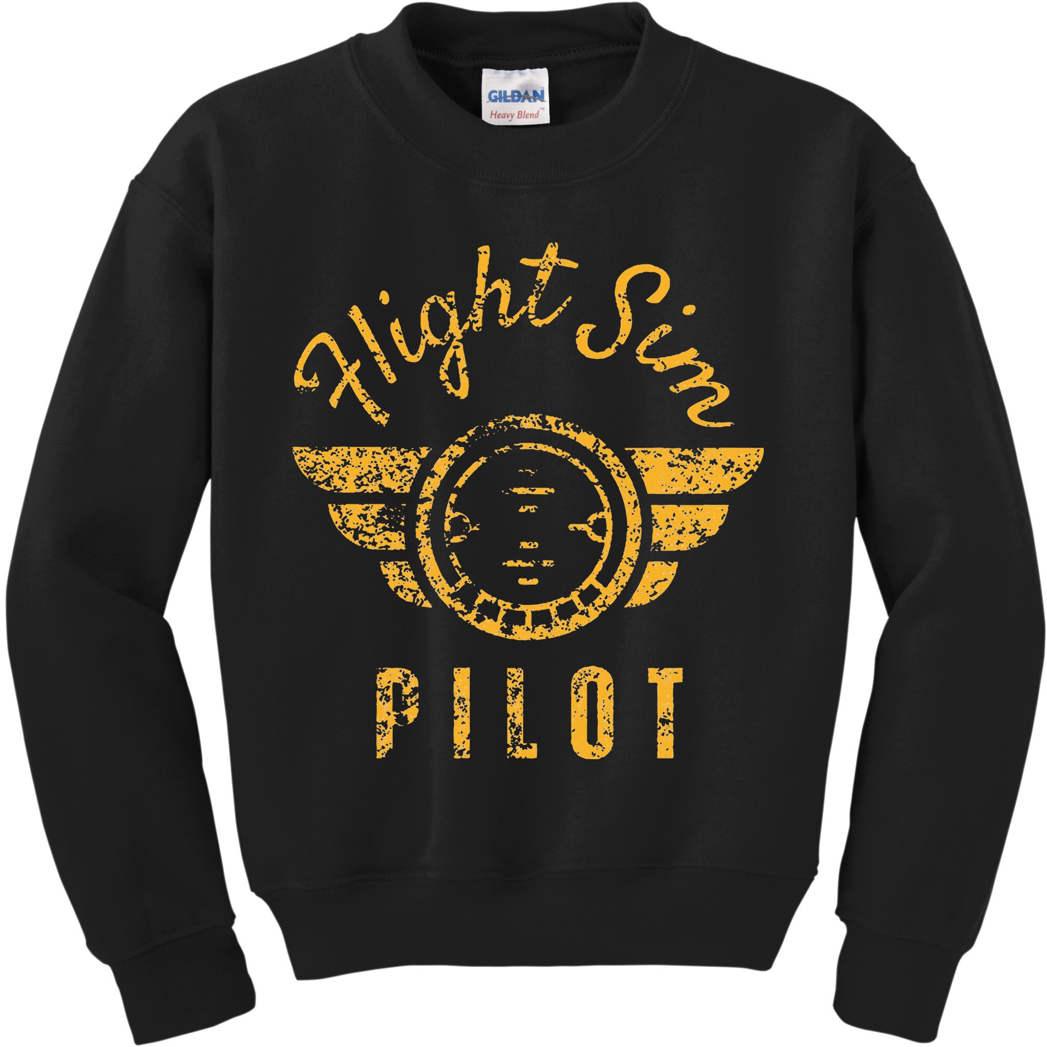 Flight Simulator Pilot Kids Sweatshirt