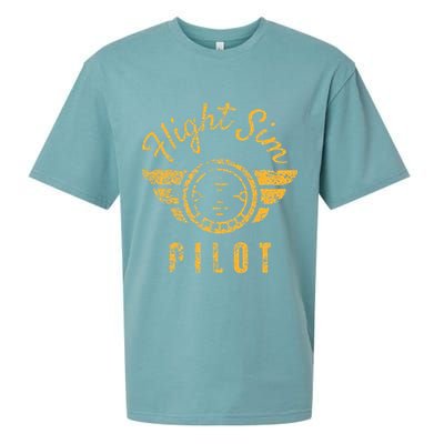 Flight Simulator Pilot Sueded Cloud Jersey T-Shirt