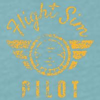 Flight Simulator Pilot Sueded Cloud Jersey T-Shirt