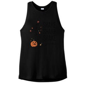 Funny Skeleton Pumkin Halloween Ladies PosiCharge Tri-Blend Wicking Tank