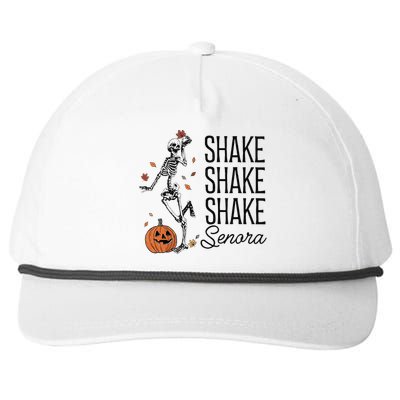 Funny Skeleton Pumkin Halloween Snapback Five-Panel Rope Hat