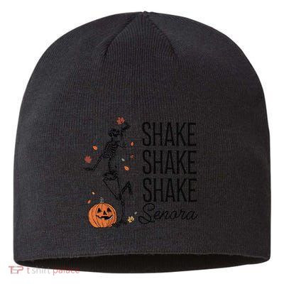 Funny Skeleton Pumkin Halloween Sustainable Beanie