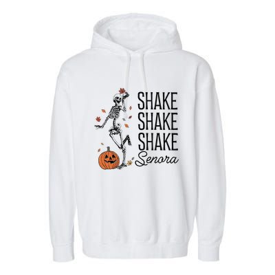 Funny Skeleton Pumkin Halloween Garment-Dyed Fleece Hoodie