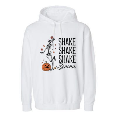 Funny Skeleton Pumkin Halloween Garment-Dyed Fleece Hoodie