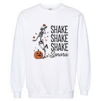 Funny Skeleton Pumkin Halloween Garment-Dyed Sweatshirt