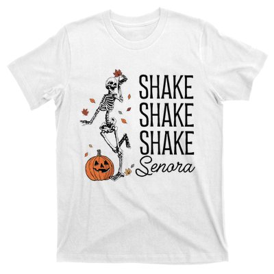 Funny Skeleton Pumkin Halloween T-Shirt