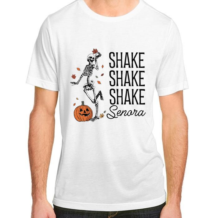 Funny Skeleton Pumkin Halloween Adult ChromaSoft Performance T-Shirt