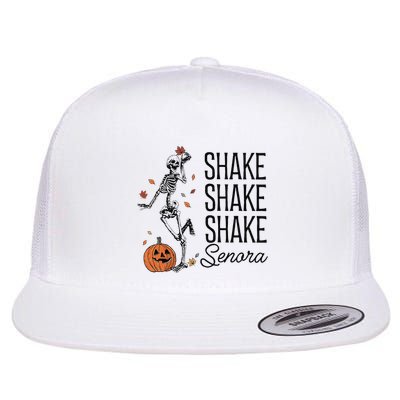 Funny Skeleton Pumkin Halloween Flatbill Hat