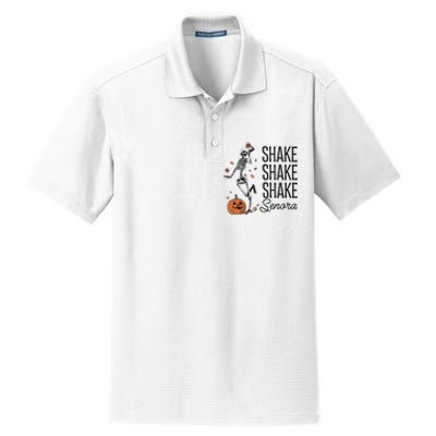 Funny Skeleton Pumkin Halloween Dry Zone Grid Polo