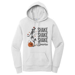 Funny Skeleton Pumkin Halloween Women's Pullover Hoodie