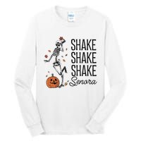 Funny Skeleton Pumkin Halloween Tall Long Sleeve T-Shirt