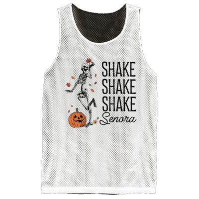 Funny Skeleton Pumkin Halloween Mesh Reversible Basketball Jersey Tank