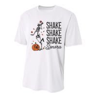 Funny Skeleton Pumkin Halloween Performance Sprint T-Shirt