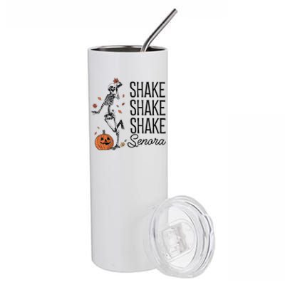 Funny Skeleton Pumkin Halloween Stainless Steel Tumbler