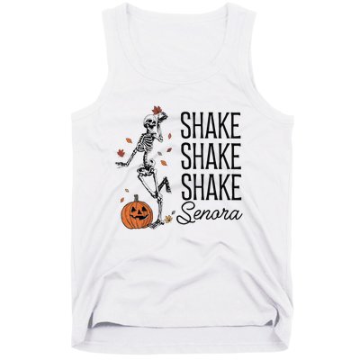 Funny Skeleton Pumkin Halloween Tank Top