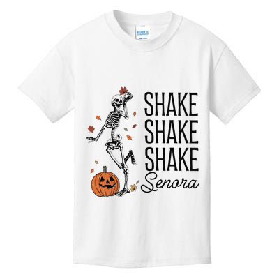 Funny Skeleton Pumkin Halloween Kids T-Shirt