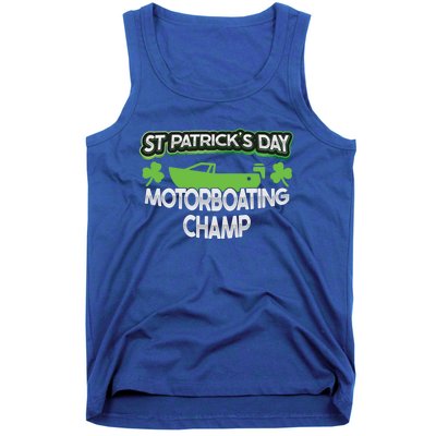 Funny St Patricks Day Adult Humor Motorboating Joke Meaningful Gift Tank Top