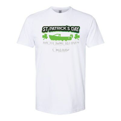 Funny St Patricks Day Adult Humor Motorboating Joke Meaningful Gift Softstyle CVC T-Shirt