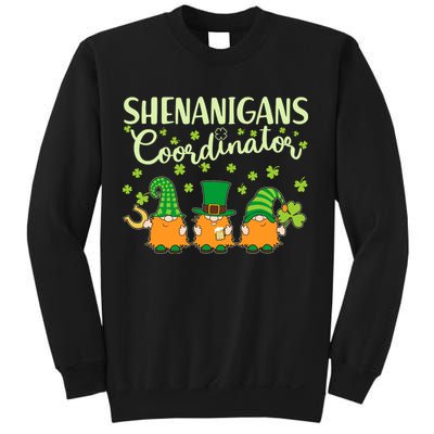 Funny St Patricks Day Shenanigans Coordinator Gnomes Sweatshirt