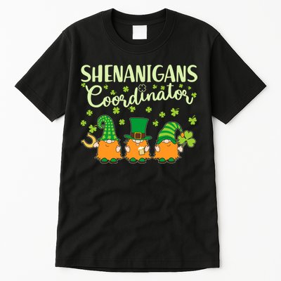 Funny St Patricks Day Shenanigans Coordinator Gnomes Tall T-Shirt