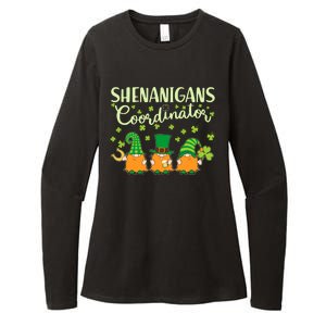 Funny St Patricks Day Shenanigans Coordinator Gnomes Womens CVC Long Sleeve Shirt