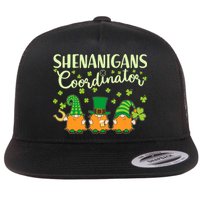 Funny St Patricks Day Shenanigans Coordinator Gnomes Flatbill Hat