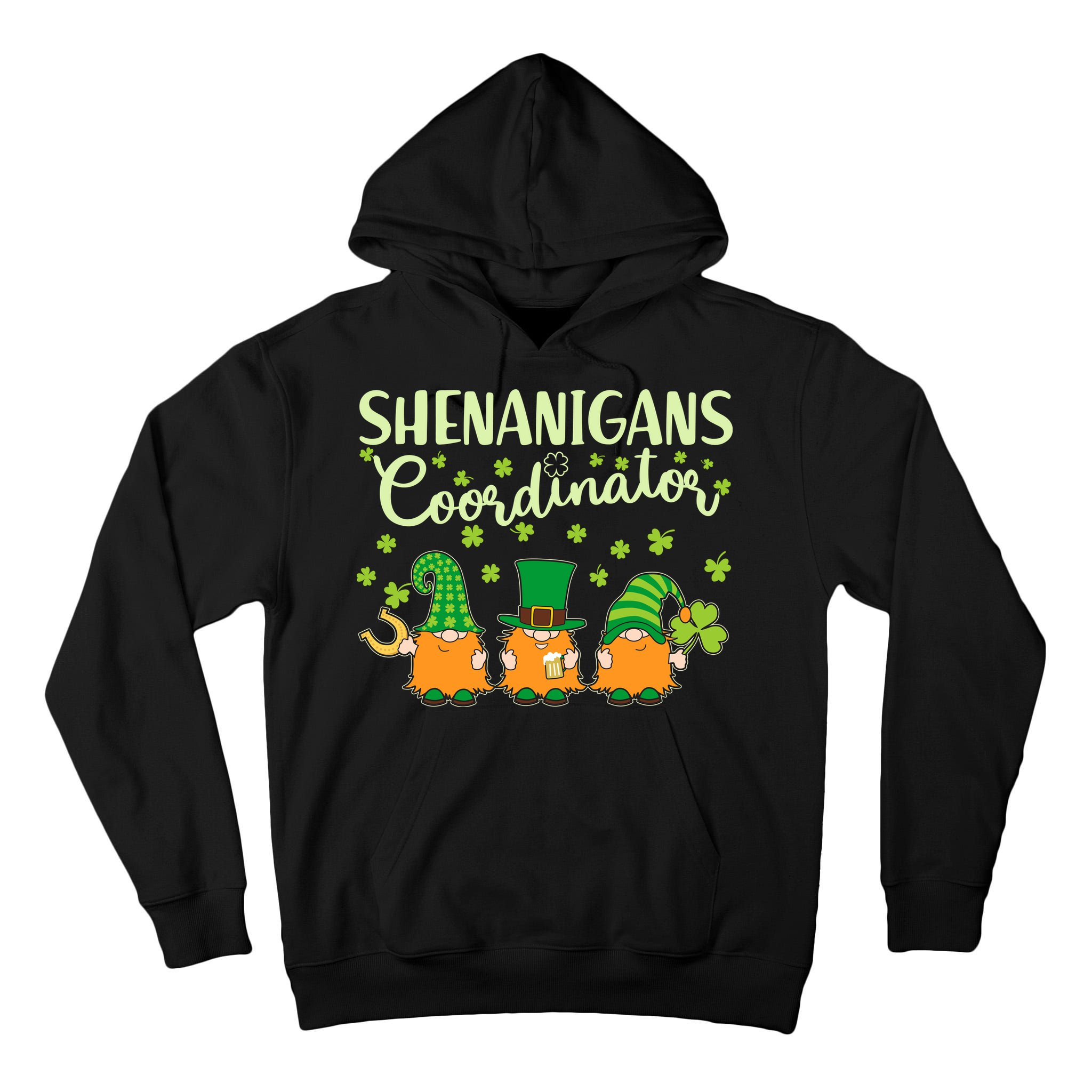 Funny St Patricks Day Shenanigans Coordinator Gnomes Tall Hoodie