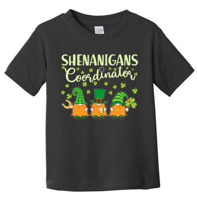 Funny St Patricks Day Shenanigans Coordinator Gnomes Toddler T-Shirt