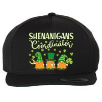 Funny St Patricks Day Shenanigans Coordinator Gnomes Wool Snapback Cap