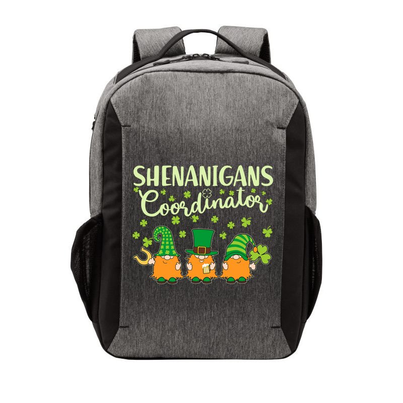 Funny St Patricks Day Shenanigans Coordinator Gnomes Vector Backpack