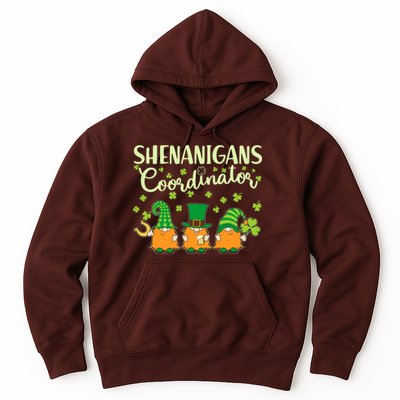 Funny St Patricks Day Shenanigans Coordinator Gnomes Hoodie