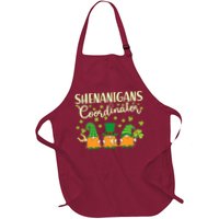 Funny St Patricks Day Shenanigans Coordinator Gnomes Apron