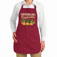 Funny St Patricks Day Shenanigans Coordinator Gnomes Apron
