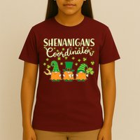 Funny St Patricks Day Shenanigans Coordinator Gnomes T-Shirt