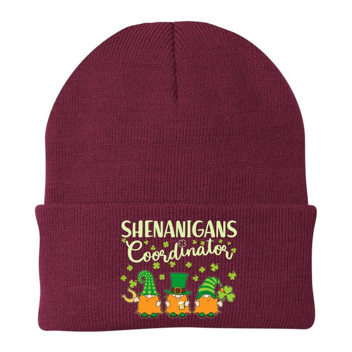 Funny St Patricks Day Shenanigans Coordinator Gnomes Beanie