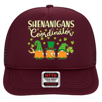 Funny St Patricks Day Shenanigans Coordinator Gnomes Trucker Hat