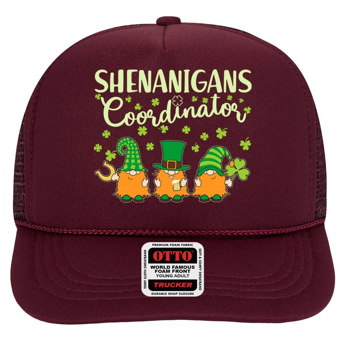 Funny St Patricks Day Shenanigans Coordinator Gnomes Trucker Hat