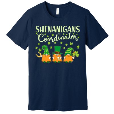 Funny St Patricks Day Shenanigans Coordinator Gnomes Premium T-Shirt