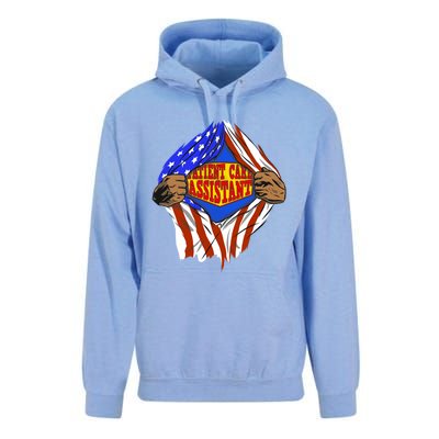 Funny Super Patient Care Assistant Hero Job Gift Unisex Surf Hoodie