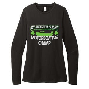 Funny St Patricks Day Adult Humor Motorboating Joke Gift Womens CVC Long Sleeve Shirt