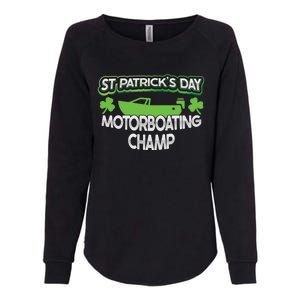 Funny St Patricks Day Adult Humor Motorboating Joke Gift Womens California Wash Sweatshirt