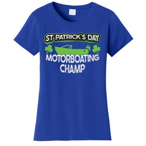 Funny St Patricks Day Adult Humor Motorboating Joke Gift Women's T-Shirt