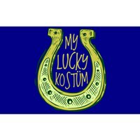 Funny Saint Patrick Day Costume Gift Horseshoe Lucky Design Gift Bumper Sticker