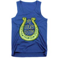 Funny Saint Patrick Day Costume Gift Horseshoe Lucky Design Gift Tank Top