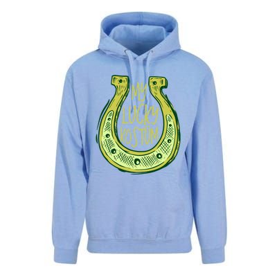 Funny Saint Patrick Day Costume Gift Horseshoe Lucky Design Gift Unisex Surf Hoodie